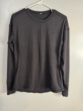 Lululemon Athletica Black Long Sleeve Crewneck Sweatshirt Size 4